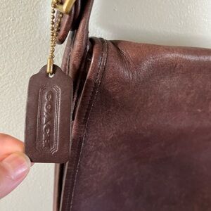 COACH Vintage Leather Legacy Studio Flap Crossbody Made in United States